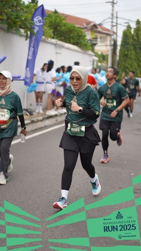 Race photo from Mangkunegaran Run 2025