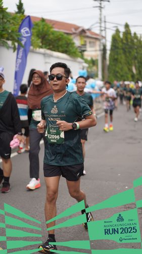 Race photo from Mangkunegaran Run 2025
