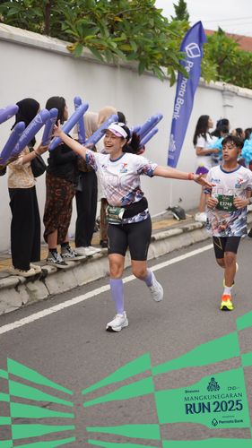 Race photo from Mangkunegaran Run 2025
