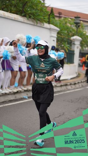 Race photo from Mangkunegaran Run 2025