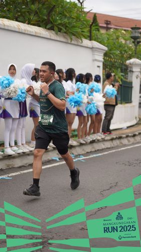 Race photo from Mangkunegaran Run 2025