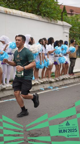 Race photo from Mangkunegaran Run 2025
