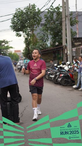Race photo from Mangkunegaran Run 2025