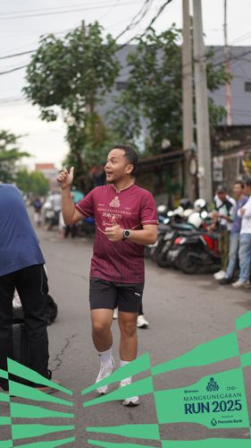Race photo from Mangkunegaran Run 2025