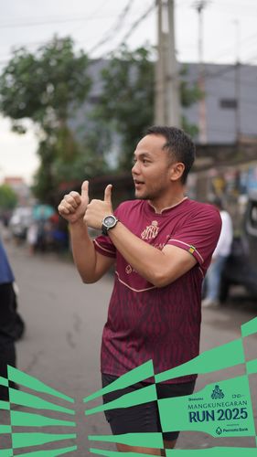 Race photo from Mangkunegaran Run 2025