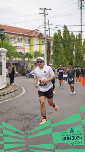 Race photo from Mangkunegaran Run 2025