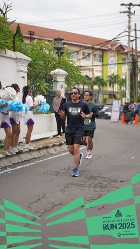 Race photo from Mangkunegaran Run 2025