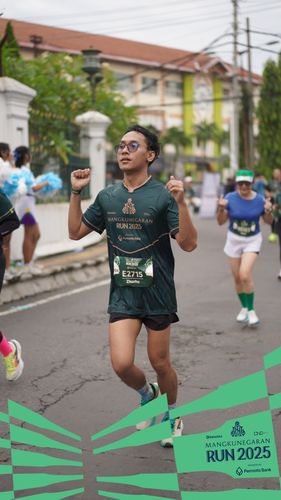 Race photo from Mangkunegaran Run 2025