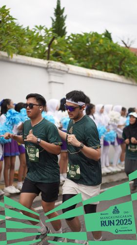 Race photo from Mangkunegaran Run 2025