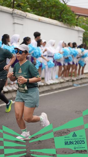 Race photo from Mangkunegaran Run 2025