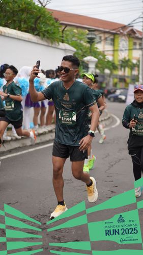 Race photo from Mangkunegaran Run 2025