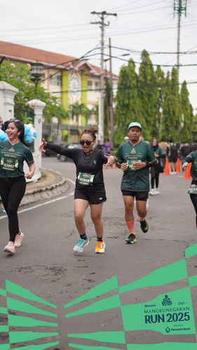 Race photo from Mangkunegaran Run 2025
