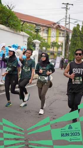 Race photo from Mangkunegaran Run 2025