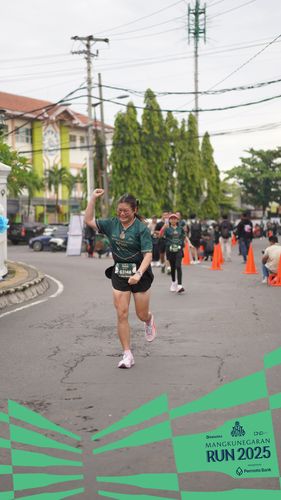 Race photo from Mangkunegaran Run 2025