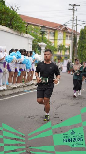 Race photo from Mangkunegaran Run 2025