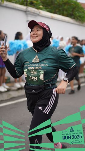 Race photo from Mangkunegaran Run 2025