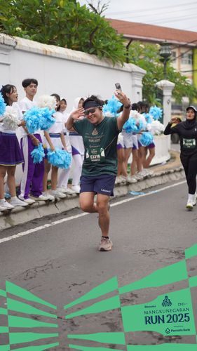 Race photo from Mangkunegaran Run 2025