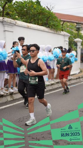 Race photo from Mangkunegaran Run 2025