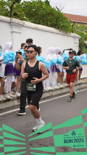 Race photo from Mangkunegaran Run 2025