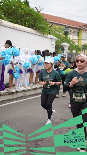 Race photo from Mangkunegaran Run 2025