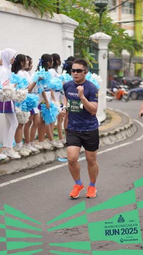 Race photo from Mangkunegaran Run 2025