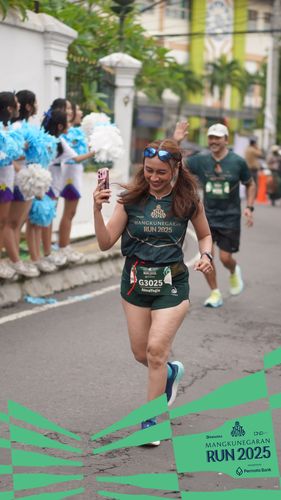 Race photo from Mangkunegaran Run 2025