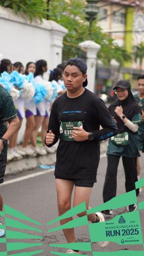Race photo from Mangkunegaran Run 2025