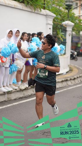 Race photo from Mangkunegaran Run 2025