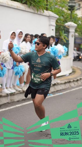 Race photo from Mangkunegaran Run 2025