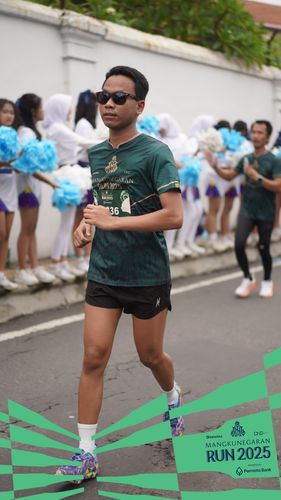 Race photo from Mangkunegaran Run 2025