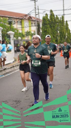 Race photo from Mangkunegaran Run 2025