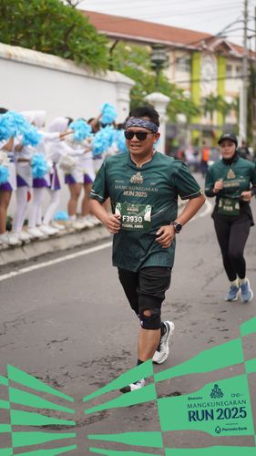 Race photo from Mangkunegaran Run 2025