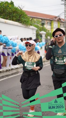 Race photo from Mangkunegaran Run 2025