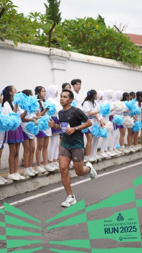 Race photo from Mangkunegaran Run 2025