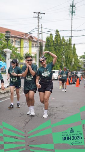 Race photo from Mangkunegaran Run 2025