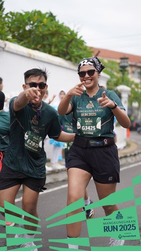 Race photo from Mangkunegaran Run 2025