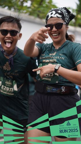 Race photo from Mangkunegaran Run 2025