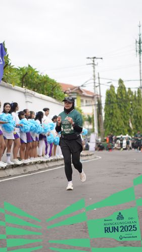 Race photo from Mangkunegaran Run 2025