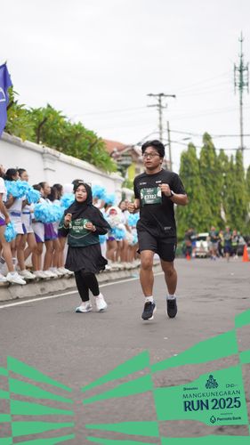Race photo from Mangkunegaran Run 2025