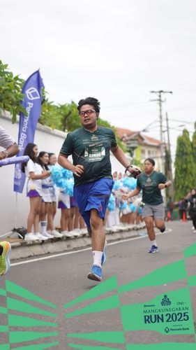 Race photo from Mangkunegaran Run 2025