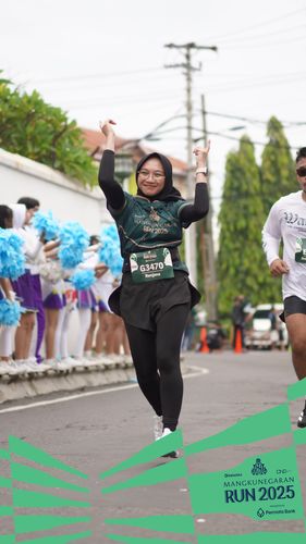 Race photo from Mangkunegaran Run 2025