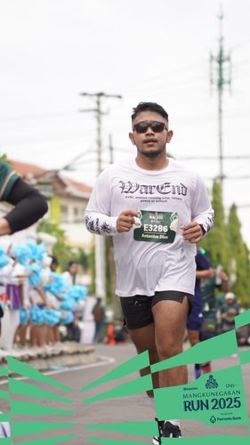 Race photo from Mangkunegaran Run 2025