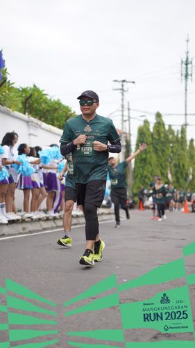 Race photo from Mangkunegaran Run 2025