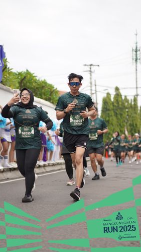 Race photo from Mangkunegaran Run 2025