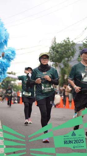 Race photo from Mangkunegaran Run 2025