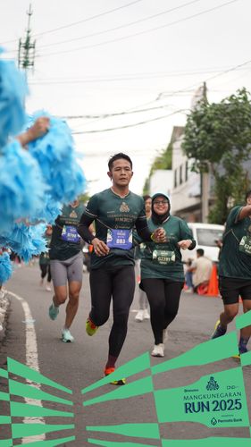 Race photo from Mangkunegaran Run 2025