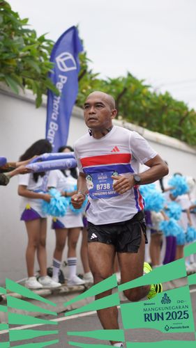 Race photo from Mangkunegaran Run 2025