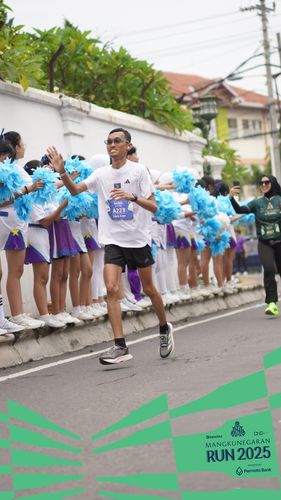 Race photo from Mangkunegaran Run 2025