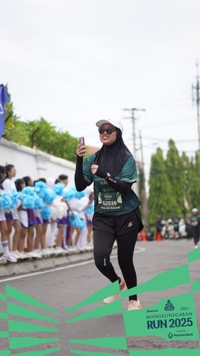 Race photo from Mangkunegaran Run 2025