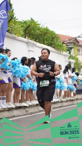 Race photo from Mangkunegaran Run 2025